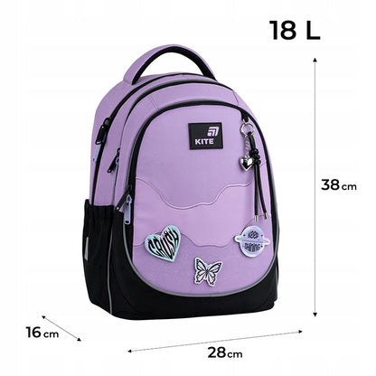 Infografika z wagą 750g, wzrostem 130-145 cm i wymiarami modelu.