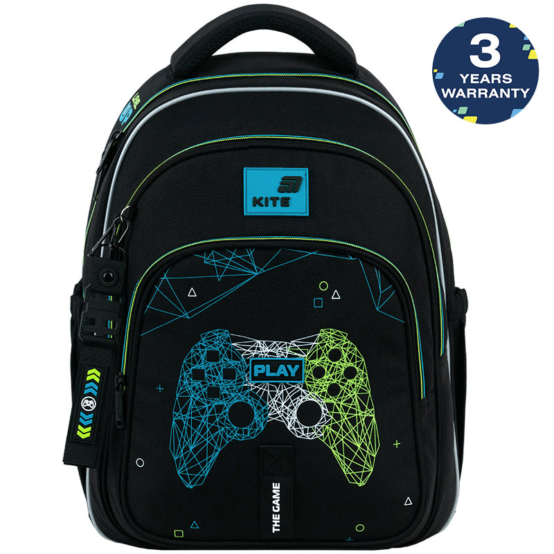 Batoh školní ortopedický Kite pro chlapce 9-12 let ergonomický černý