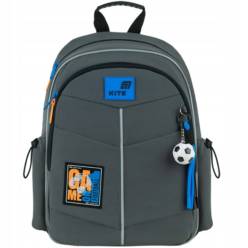Plecak szkolny Kite widok z przodu z dużą kieszenią
