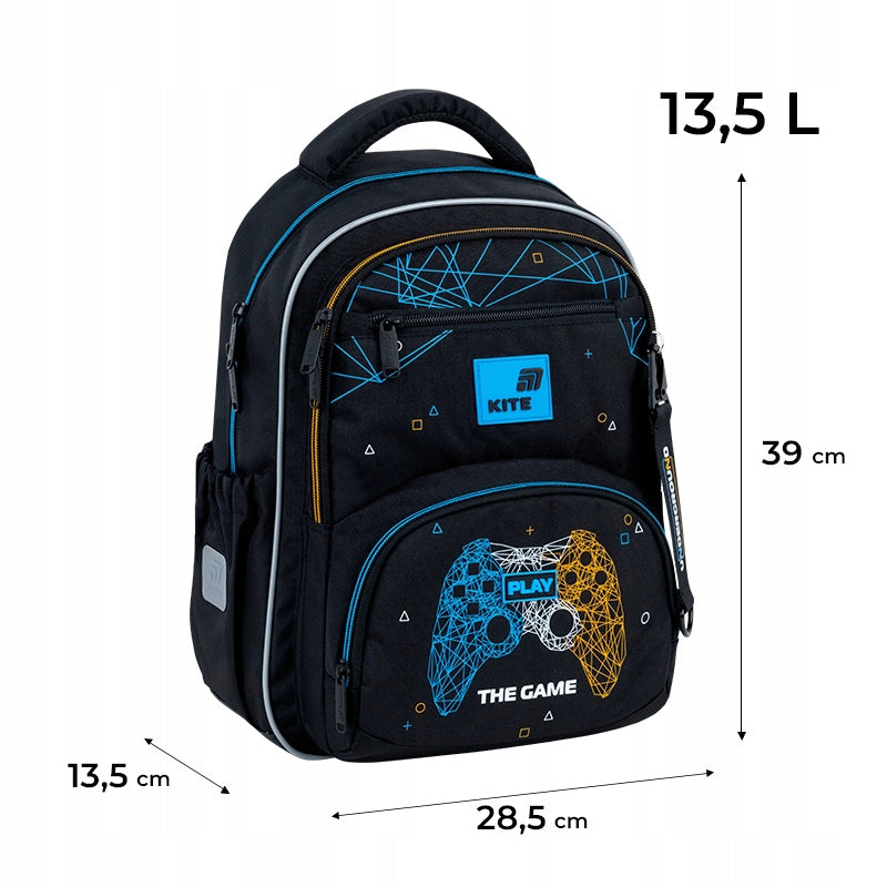 Plecak Kite K26-773M-4 tył z pasem piersiowym.