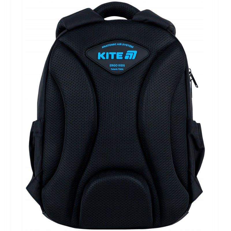 Ortopedyczne plecy Ergo Kids z oddychającymi poduszkami w plecaku Kite.