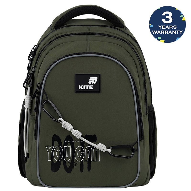 Batoh školní Kite Trust Yourself ortopedický zelený pro chlapce 9-12 let