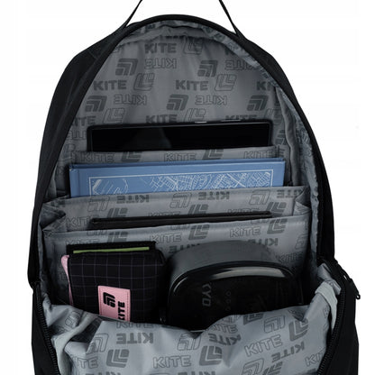 Wnętrze plecaka Kite z przegrodami na książki