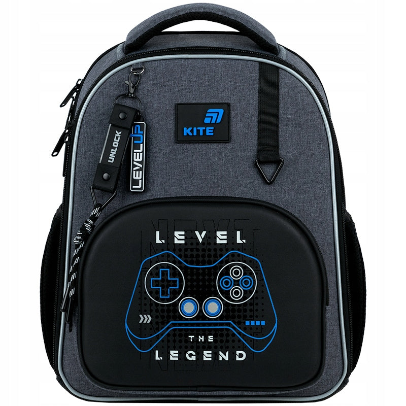 Tornister szkolny ortopedyczny Kite – widok z przodu z nowoczesnym designem