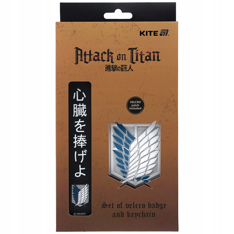 naszywka Attack on Titan na rzep Velcro