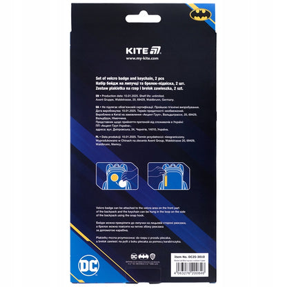 naszywka patch i brelok Batman Kite w opakowaniu prezentowym