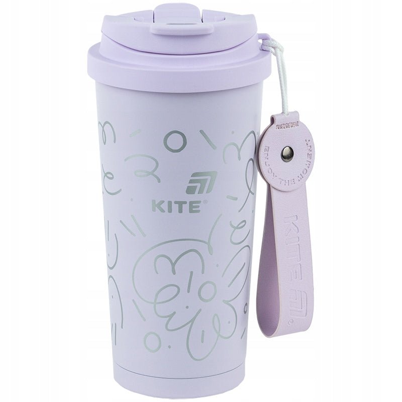 Kubek termiczny z szczelną pokrywką zapobiegającą wyciekaniu