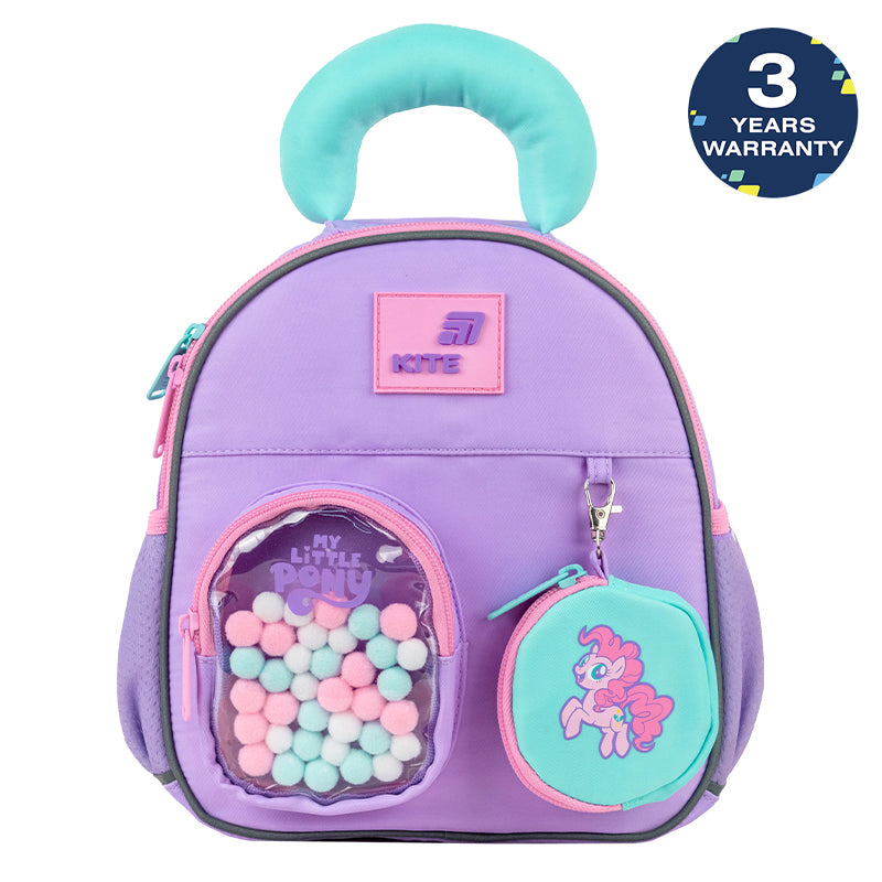 Batoh předškolní Kite My Little Pony pro dívky fialový s peněženkou