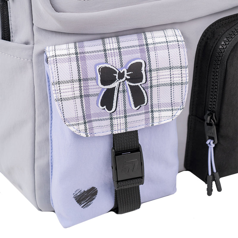 przednie kieszenie w plecaku młodzieżowym Kite