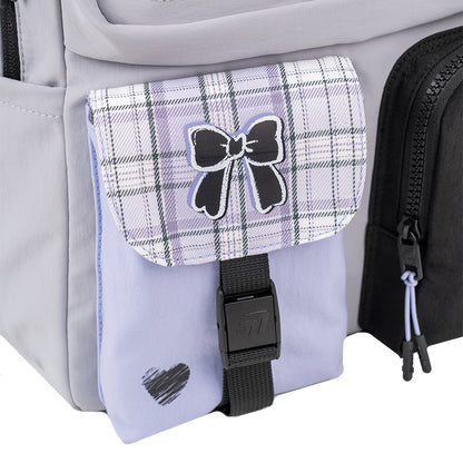 przednie kieszenie w plecaku młodzieżowym Kite