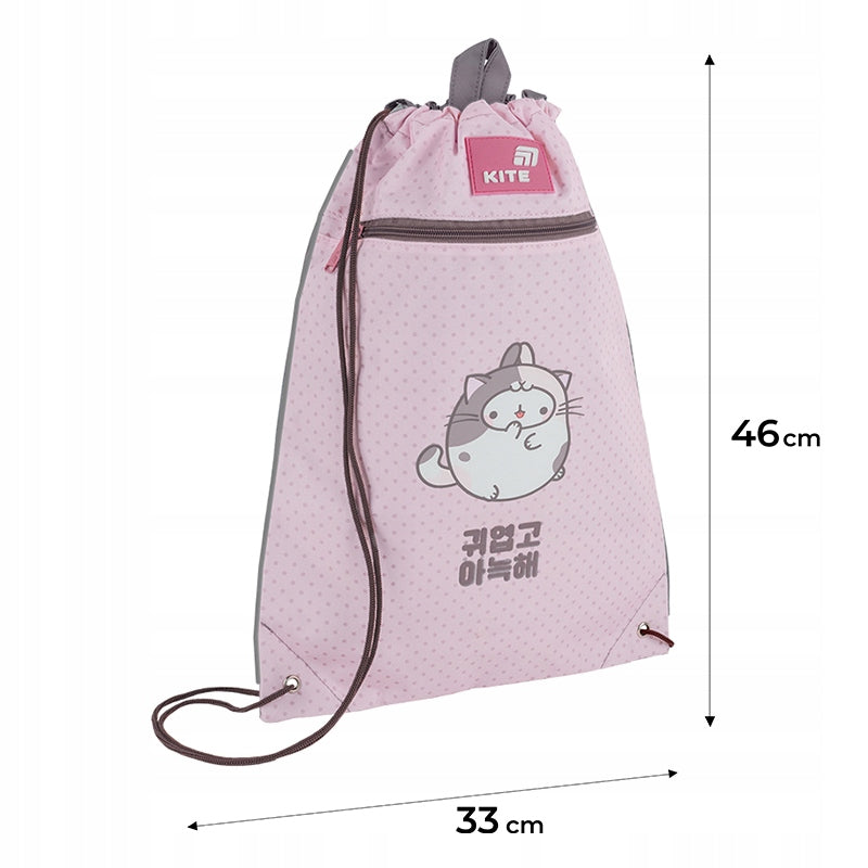 Pojemny worek Kite na buty i strój z licencją Molang.