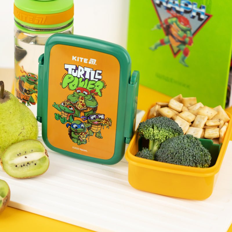 Śniadaniówka  z przegródkami do szkoły 420ml Ninja Turtles Kite