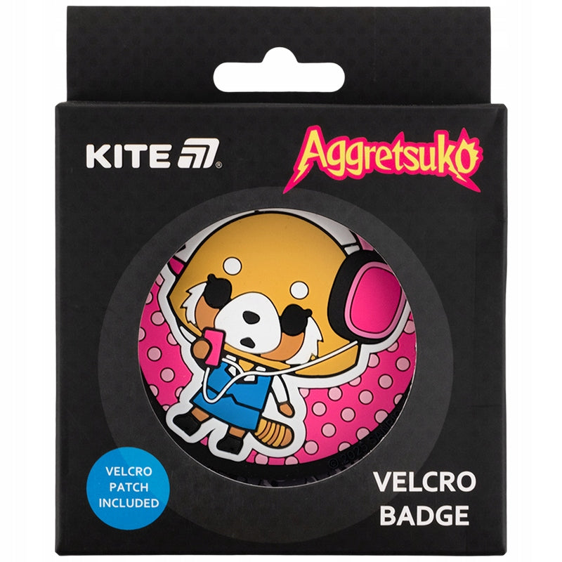 Naszywka 3D Aggretsuko Kite w opakowaniu prezentowym