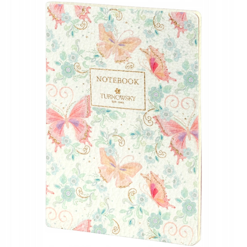 notes A5 Axent w kratkę z kremowym papierem