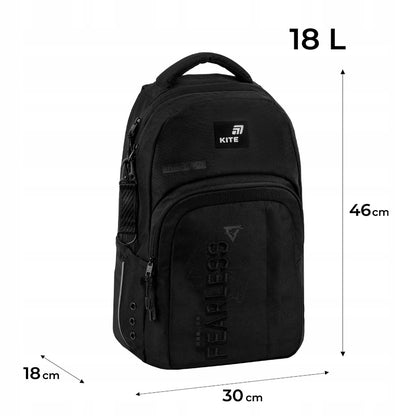 plecak Kite z pokazanymi wymiarami i pojemnością