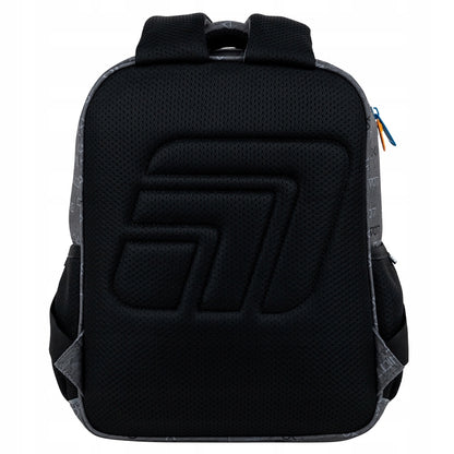 usztywnione oddychające plecy z miękką siateczką w plecaku dziecięcym