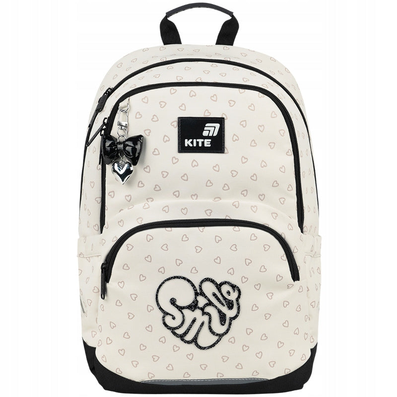 Plecak szkolny beżowy Kite dla dziewczynki