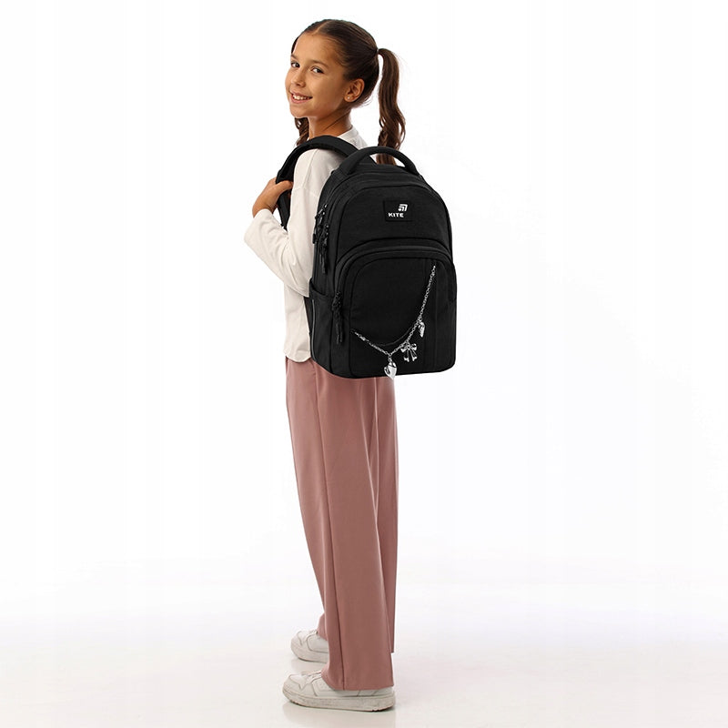 plecak szkolny Kite czarny dla dziewczynek