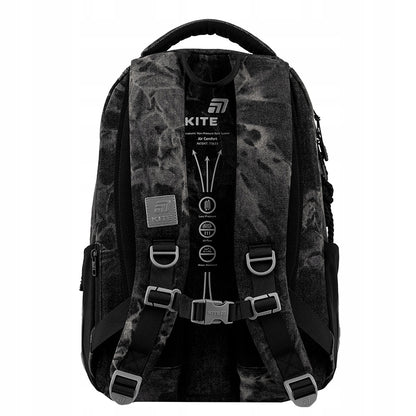 szerokie szelki S-kształtne z odpinanym pasem piersiowym