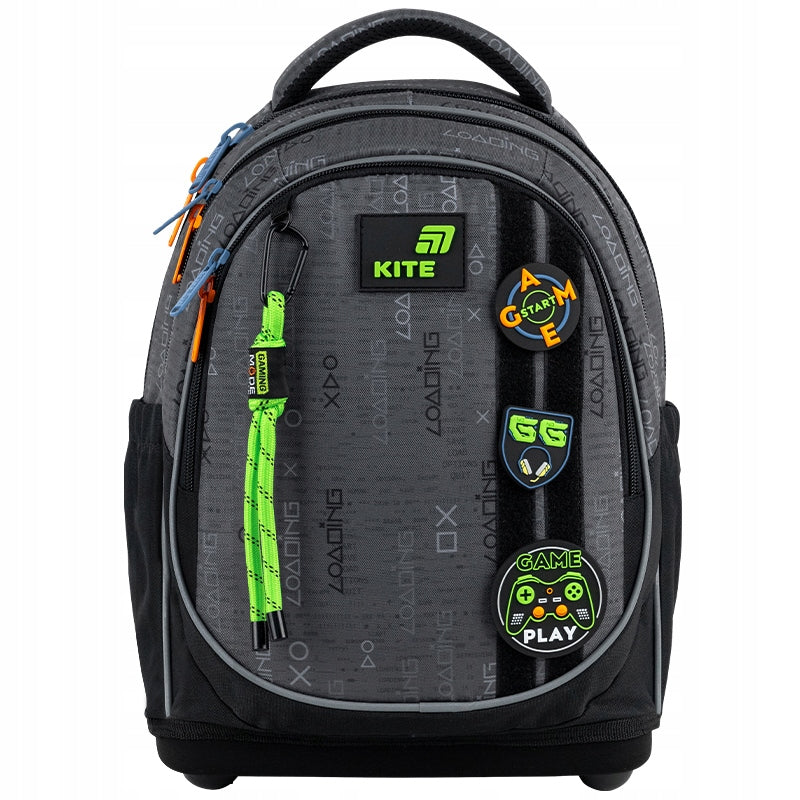 plecak szkolny Kite z naszywkami widok ogólny