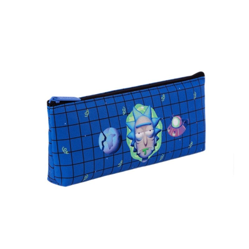 Piórnik saszetka szkolny niebieski Rick and Morty