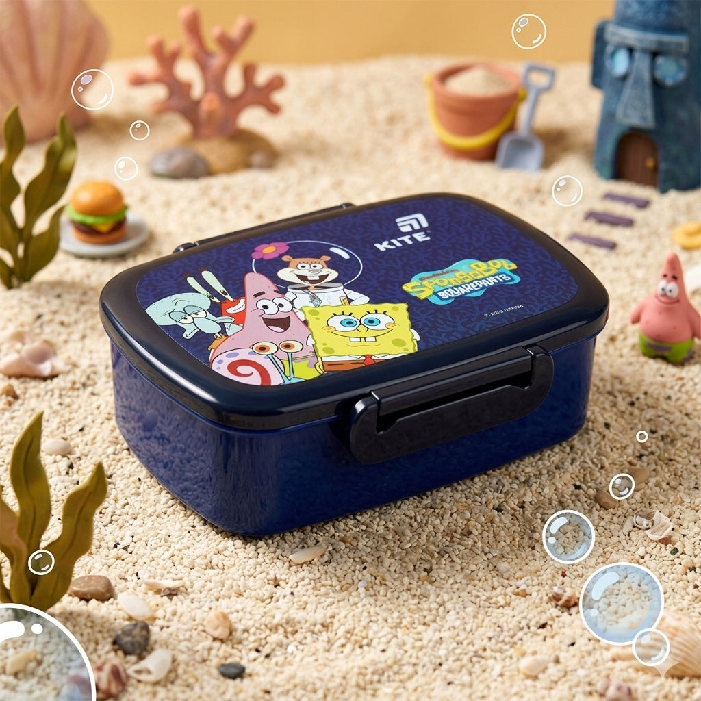 Niebieski lunchbox SpongeBob Kite 750 ml dla dzieci.