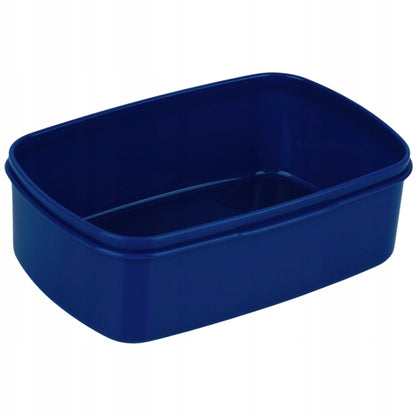 Pojemne wnętrze niebieskiego lunchboxa Kite o pojemności 750 ml.