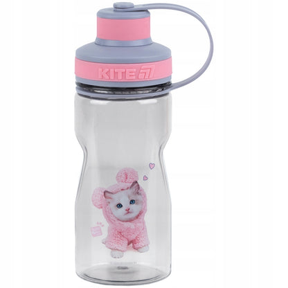Butelka na wodę dla dziewczynek Kite Studio Pets – bidon z kotkiem 500 ml.