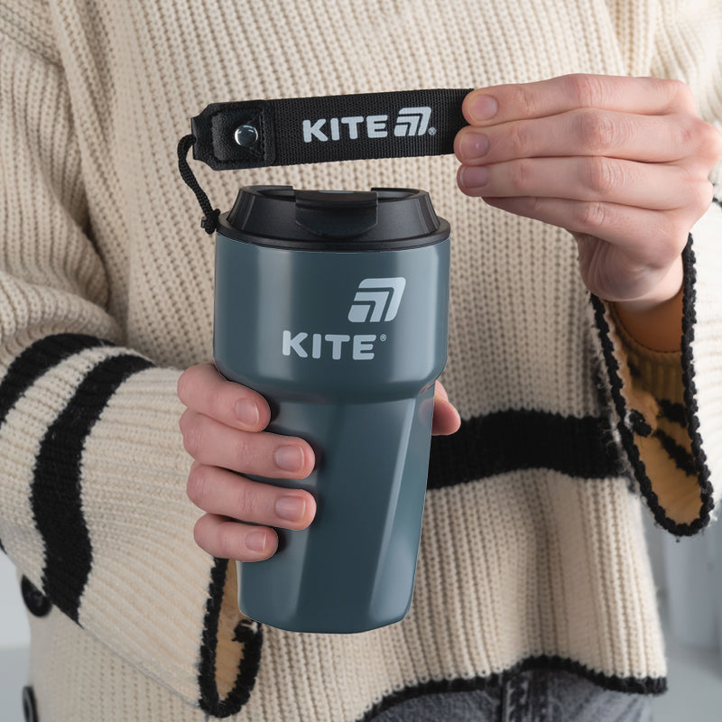 Uchwyt czarny do termosu Kite