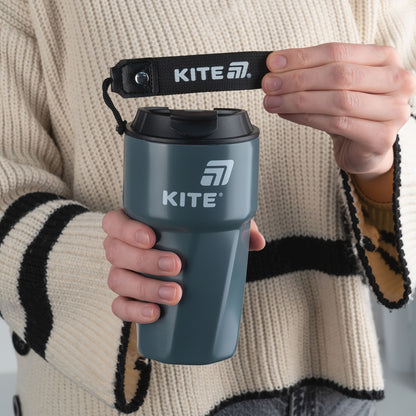 Uchwyt czarny do termosu Kite