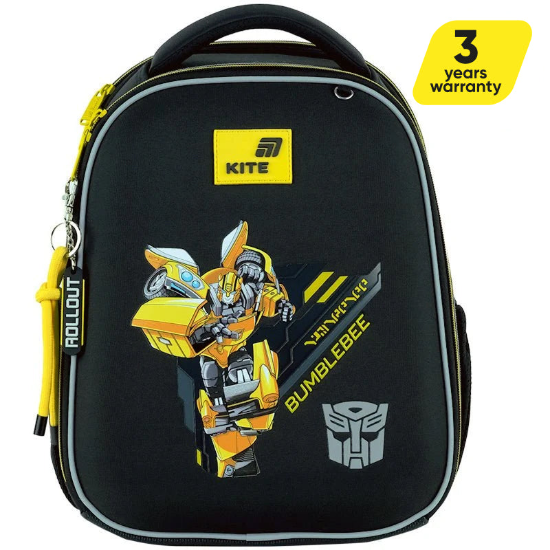 Tornister szkolny ortopedyczny dla chłopców 6 lat Transformers Kite