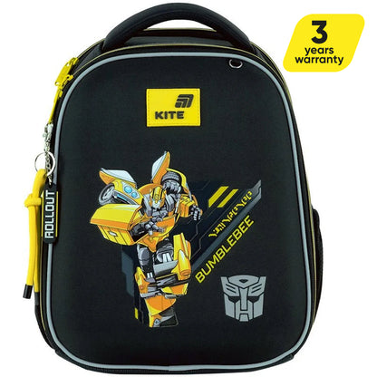 Tornister szkolny ortopedyczny dla chłopców 6 lat Transformers Kite