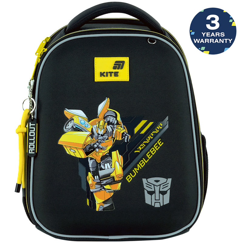 Tornister szkolny ortopedyczny dla chłopców 6 lat Transformers Kite