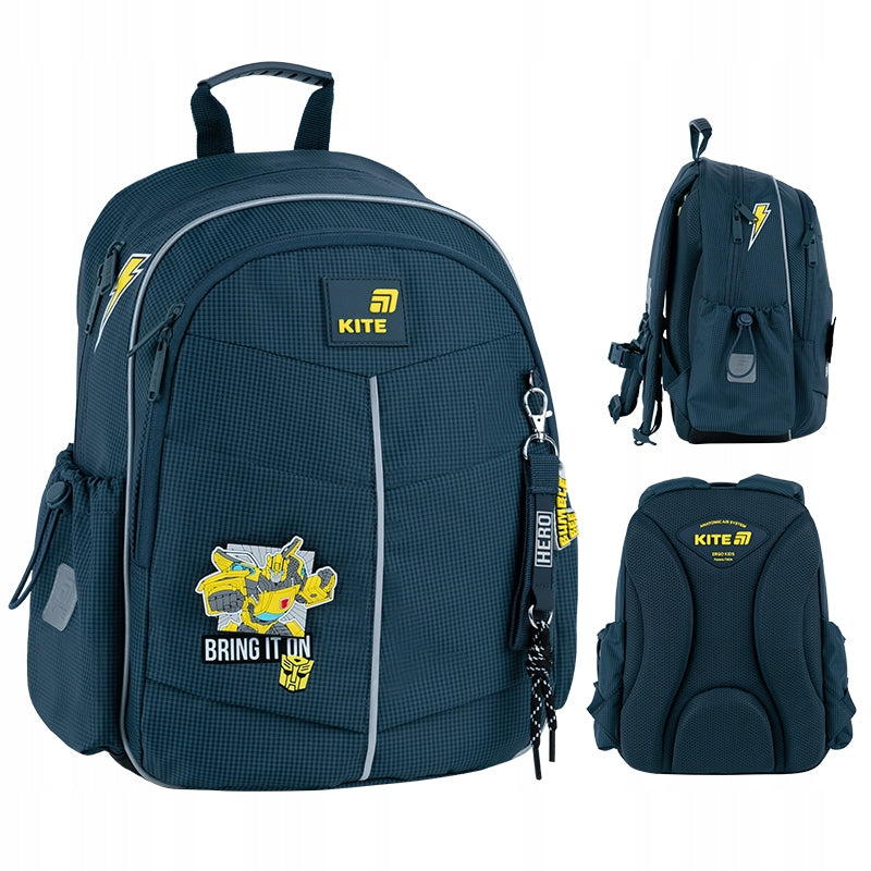 Plecak szkolny Kite Transformers dla chłopca 6-8 lat