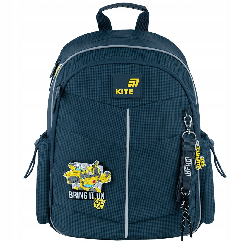 Plecak szkolny Kite Transformers panel z rzepem