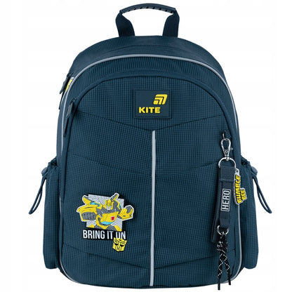 Plecak szkolny Kite Transformers panel z rzepem