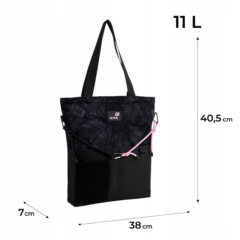 torba dla dziewczyn w stylu casual czarna