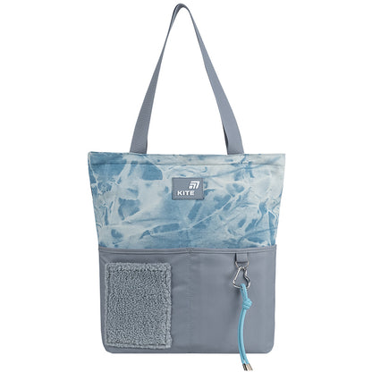 Torba shopper szkolna dla dziewczyn w stylu jeansowym