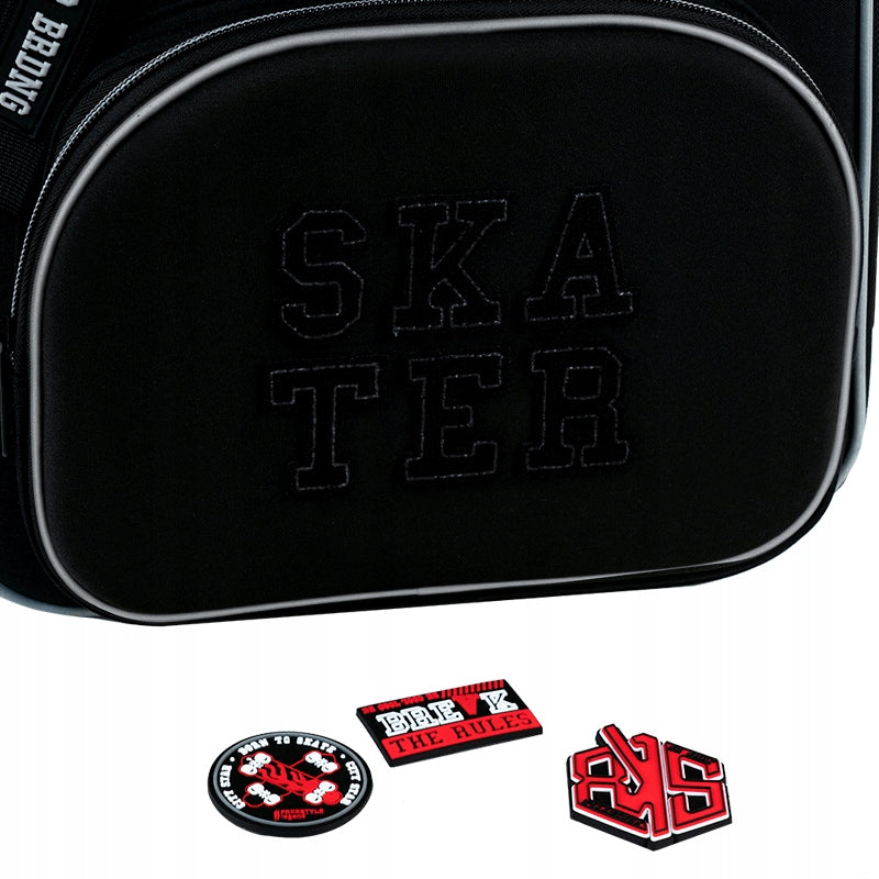 Tornister Kite z wymiennymi naszywkami – detal