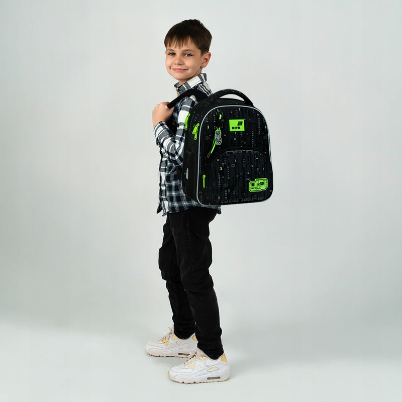 Tornister szkolny ortopedyczny dla chłopców 130–145 cm Digital