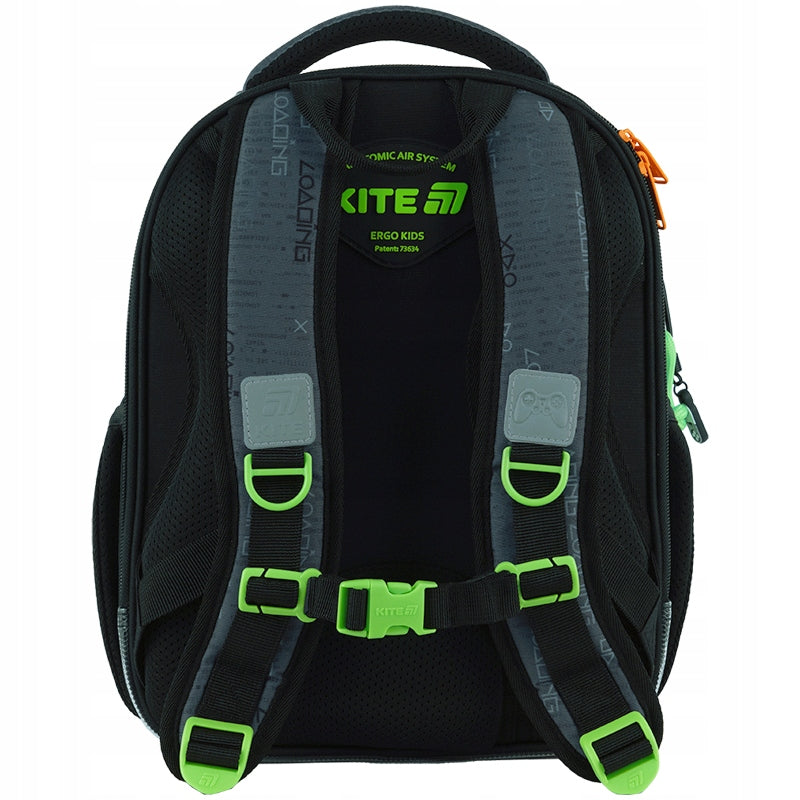Tornister szkolny Kite – tył plecaka z regulowanymi szelkami