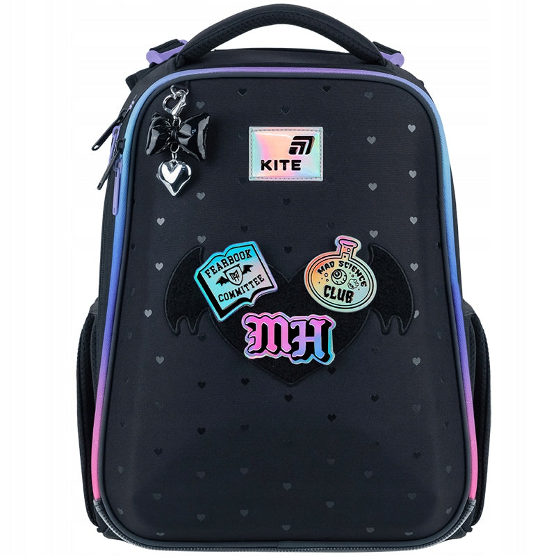 Tornister szkolny Monster High Kite MH26-531M widok z przodu