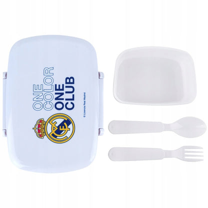 Lunchbox ze sztućcami Kite Real Madrid dla chłopców 750 ml
