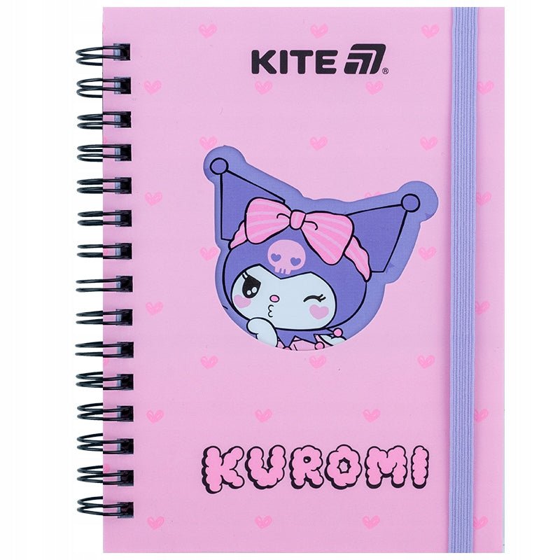 Kołonotatnik notes różowy 80 kartek Kuromi Kite