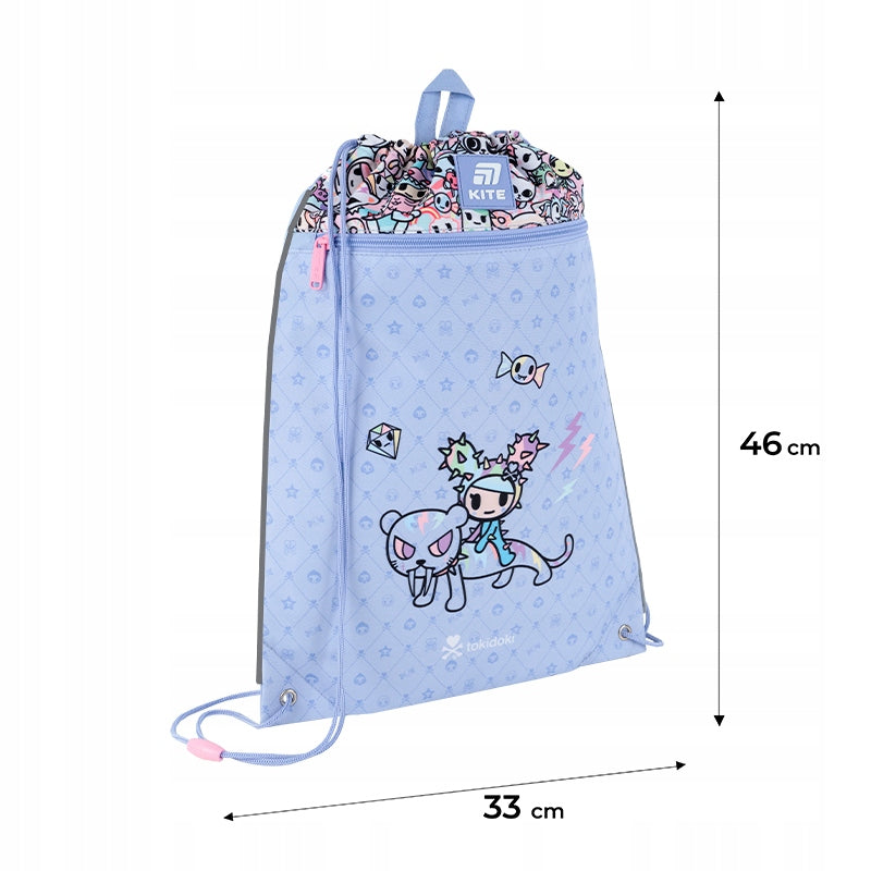 Worek na buty szkolny dla dziewczynki Tokidoki Kite