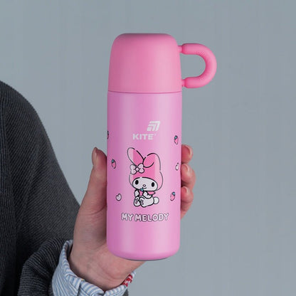 Termos z kubkiem dla dziewczynki metalowy 480 ml My Melody