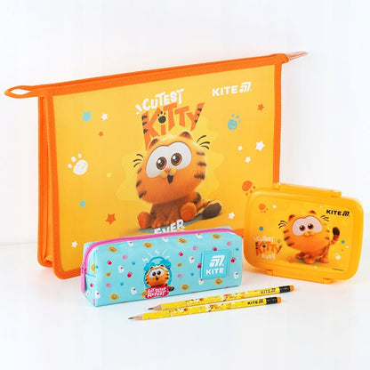 Teczka na suwak szkolna A4 Garfield