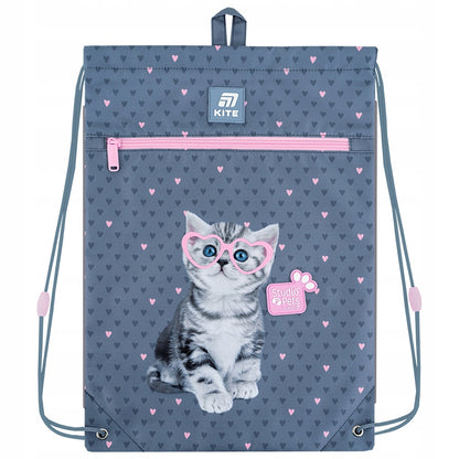 Worek na buty szkolny dla dziewczynki Studio Pets Kite