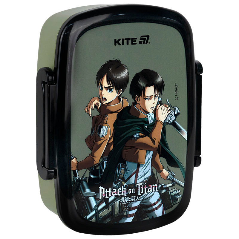 Lunchbox Śniadaniówka ze Sztućcami 750 ml Attack on Titan Kite