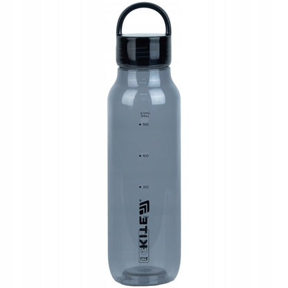 Butelka tritanowa szara 670 ml na wodę przezroczysta z uchwytem Kite